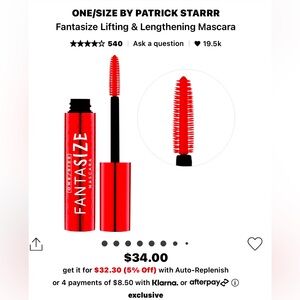 BNIB ONE/SIZE FANTASIZE MASCARA